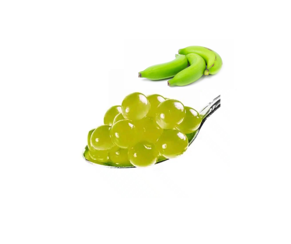 Perles de fruits Banane Verte - Ma boutique