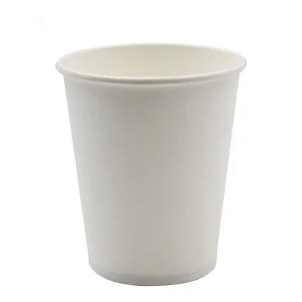 Tasse standard en papier blanc pur, tasse à lait de poulet, café, thé, fournitures de fête, accessoires pour boire, 100 ml, 250 pièces par paquet