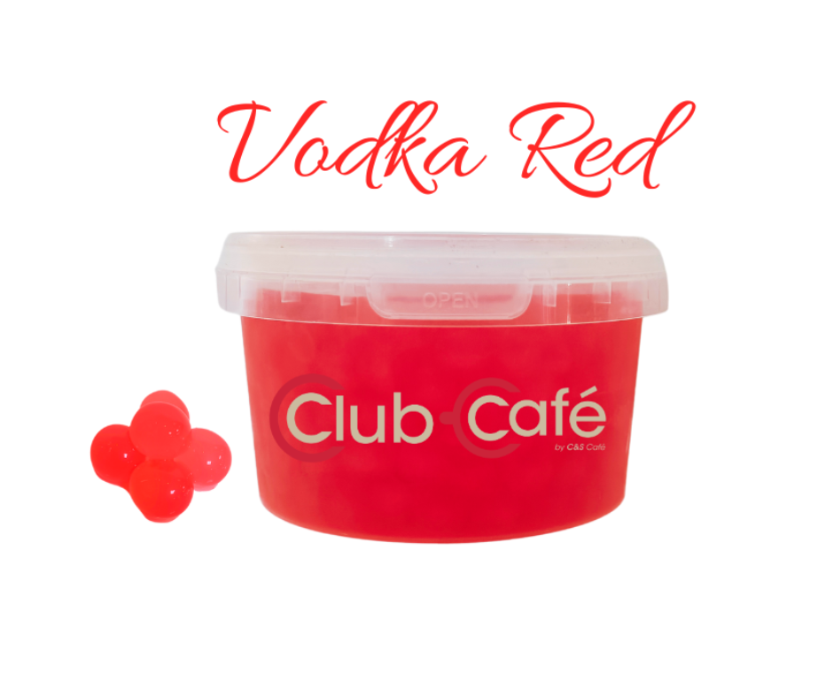 Alcoopearls Red vodka - Perles d' alcools Vodka rouge - Ma boutique