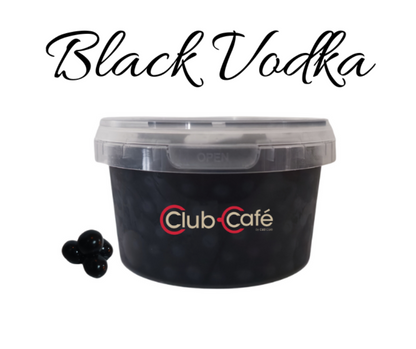 Alcoopearls Black vodka - perles d' alcools vodka noir - Ma boutique